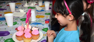 Birthday-party video image