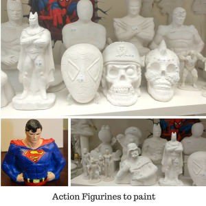 Superman, Spiderman, Mario and Youshi live @ Art Fun Studio