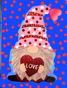 valentine day gnome